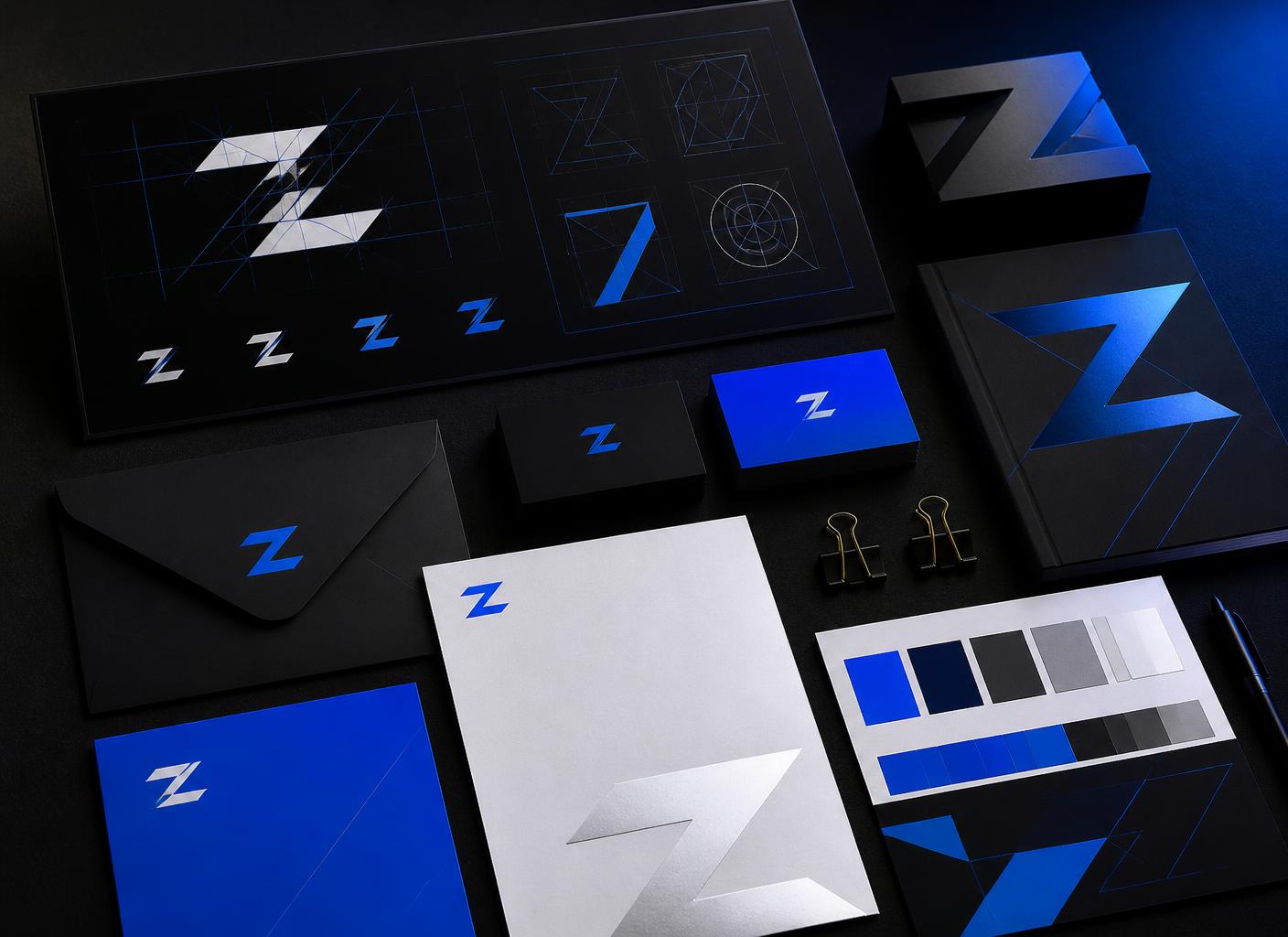 Identidade Visual Premium — projeto conceitual