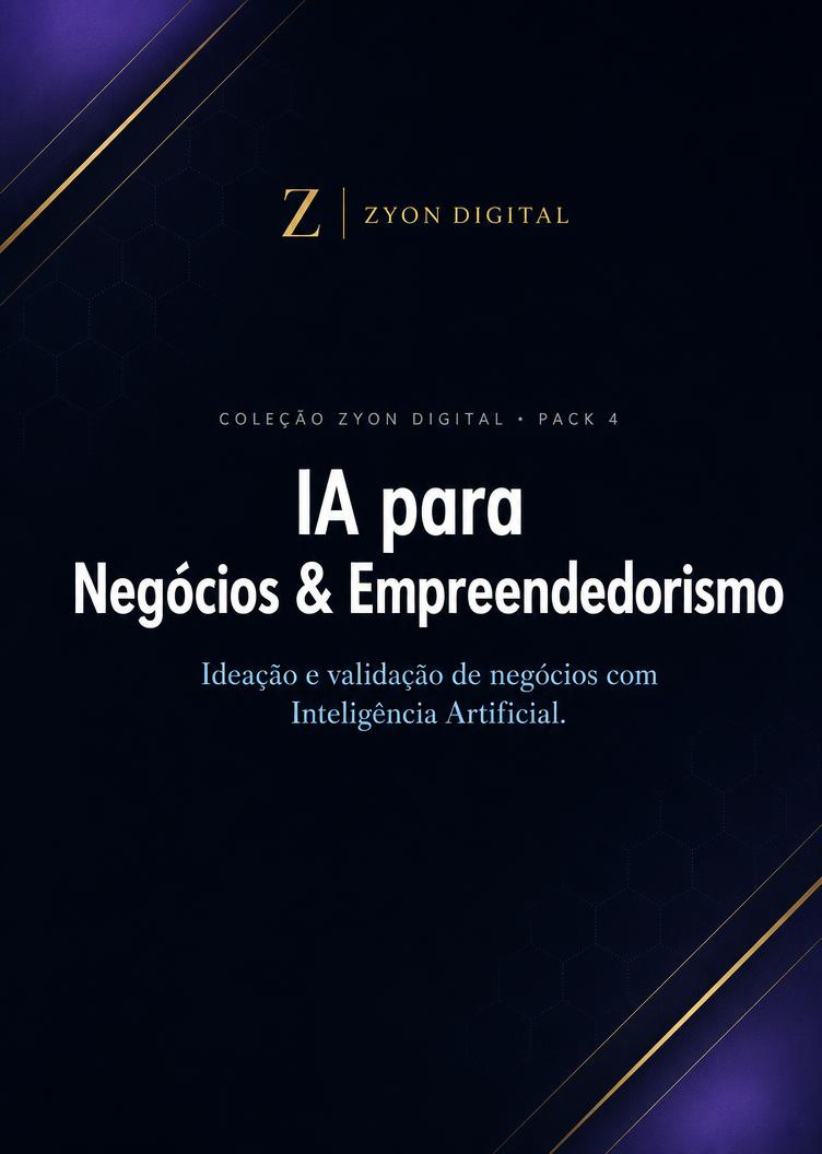 Capa do material IA para Negócios & Empreendedorismo da Zyon Digital